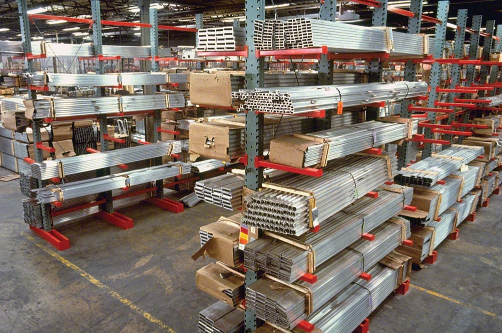 New pallet rack beams, frames and pallet support