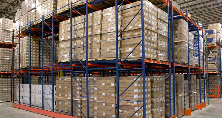 New pallet rack beams, frames and pallet support